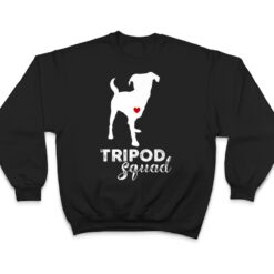 Tripod Squad, Left Front Leg Ampu, Three Legged Dog T Shirt - Dream Art Europa