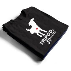 Tripod Squad, Right Back Leg Ampu, Tripaw Dogs T Shirt - Dream Art Europa