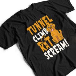 Tunnel Climb Rat Scream Design Barn Hunt T Shirt - Dream Art Europa