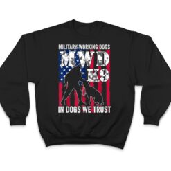 Us Flag MWD K9 Officer Military Working Dog Police T Shirt - Dream Art Europa