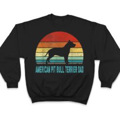 Vintage American Pit Bull Terrier Dad - Dog Lover T Shirt - Dream Art Europa