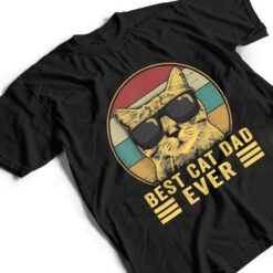 Vintage Best Cat Dad Ever Bump Fit T Shirt - Dream Art Europa