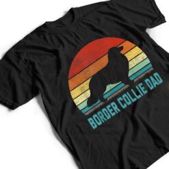 Vintage Border Collie Dad - Dog Lover T Shirt - Dream Art Europa