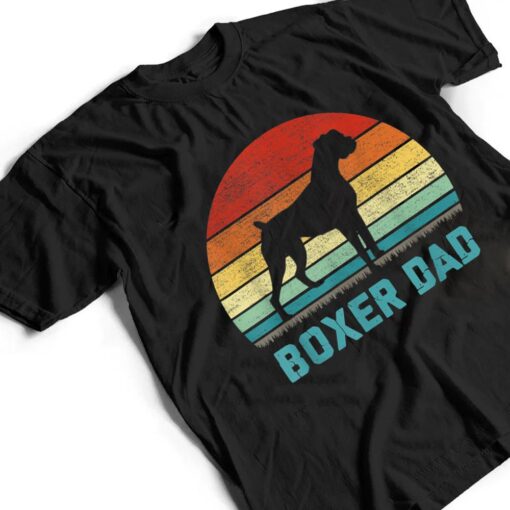 Vintage Boxer Dad - Dog Lover T Shirt