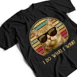 Vintage Cat gifts 2022 Funny cat lovers i do what i want cat T Shirt - Dream Art Europa