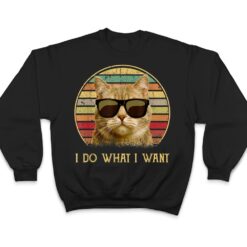 Vintage Cat gifts 2022 Funny cat lovers i do what i want cat T Shirt - Dream Art Europa