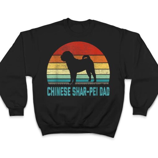 Vintage Chinese Shar-pei Dad - Dog Lover T Shirt