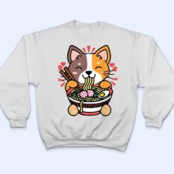 Vintage Kawaii Ramen Cat Anime Japanese Food T Shirt - Dream Art Europa