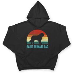 Vintage Saint Bernard Dad - Dog Lover T Shirt - Dream Art Europa