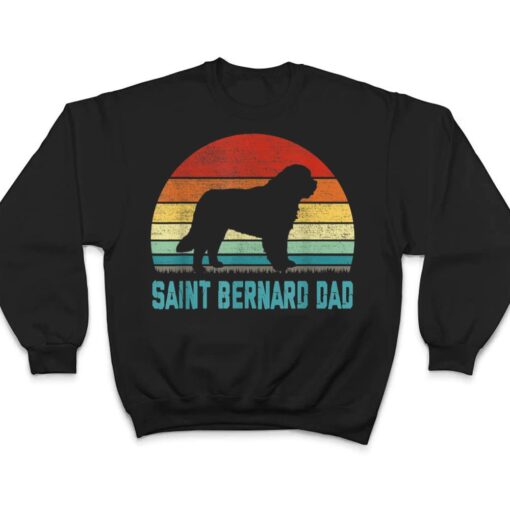 Vintage Saint Bernard Dad - Dog Lover T Shirt