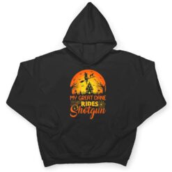 Vintage Sunset My Great Dane Dog Ride Shotgun Halloween T Shirt - Dream Art Europa