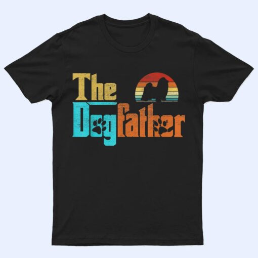 Vintage The Dogfather Shih Tzu Dog Owner T Shirt