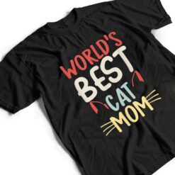 Vintage World's Best Cat Mom Meow Cat Best Cat Mom Ever T Shirt - Dream Art Europa