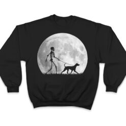 Vizsla Halloween Skeleton Funny Dog Youth Kid Girls Gift T Shirt - Dream Art Europa
