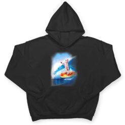 Walnut & 39th Cat Surfing Hot Dog T Shirt - Dream Art Europa