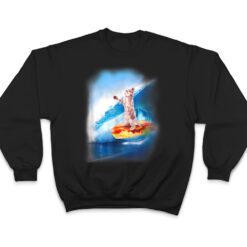 Walnut & 39th Cat Surfing Hot Dog T Shirt - Dream Art Europa