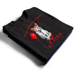 We All MEOW Down Here Clown Cat Kitten T Shirt - Dream Art Europa