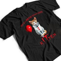 We All MEOW Down Here Clown Cat Kitten T Shirt - Dream Art Europa