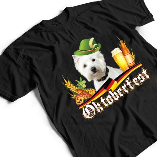 Westie Dog Beer Oktoberfest Prost Beer Festival Munich T Shirt