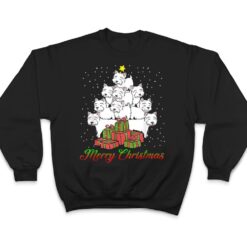 Westie Dog Lover Matching Santa Westie Christmas Tree T Shirt - Dream Art Europa