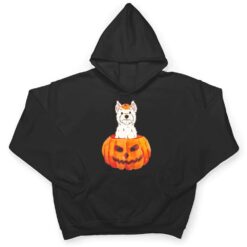 Westie Pumpkin West Highland White Terrier Dog Halloween T Shirt - Dream Art Europa