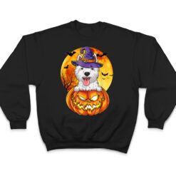 Westie Witch Pumpkin Halloween Dog Lover Funny T Shirt - Dream Art Europa