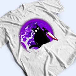 What Murderous Cat Holding Knife Funny Halloween Costume T Shirt - Dream Art Europa