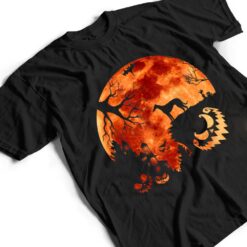 Whippet And Moon Halloween Costume Pumpkin Dog Lover T Shirt - Dream Art Europa