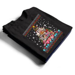 Whippets Dog Christmas Lights Christmas T Shirt - Dream Art Europa