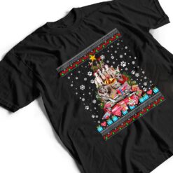 Whippets Dog Christmas Lights Christmas T Shirt - Dream Art Europa