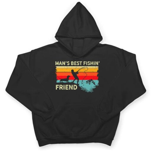 Wiener Dog Dachshund Fishing Buddy Best Friend Fisherman T Shirt