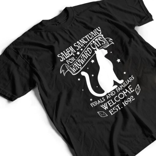 Witch Salem Sanctuary For Wayward Black Cats 1692 Gift Idea T Shirt