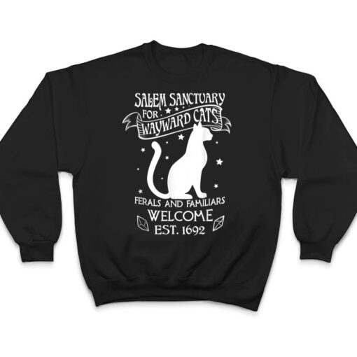 Witch Salem Sanctuary For Wayward Black Cats 1692 Gift Idea T Shirt