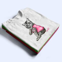 Woman Funny Cat Pink Ribbon In October We Wear Pink Breast T Shirt - Dream Art Europa