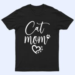 Womens Cat Mom T Shirt