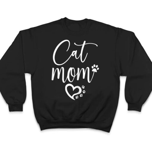 Womens Cat Mom T Shirt