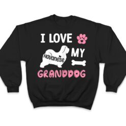 Womens Havanese Dog Grandma Gifts I Love My Granddog Dog Pet Lover T Shirt - Dream Art Europa