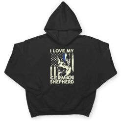 Womens I Love My Dogs German Shepherd Dog T Shirt - Dream Art Europa