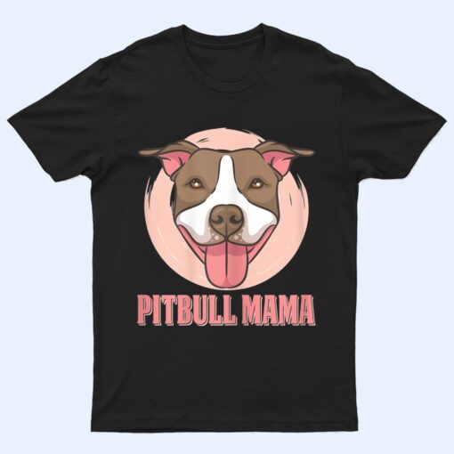 Womens pit bull dog pitbull face  pitbull lover  pitty mom T Shirt