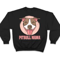 Womens pit bull dog pitbull face pitbull lover pitty mom T Shirt - Dream Art Europa