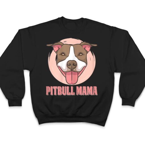 Womens pit bull dog pitbull face  pitbull lover  pitty mom T Shirt