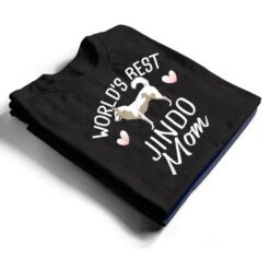 World's Best Jindo Mom - Korean Jindo Dog T Shirt - Dream Art Europa