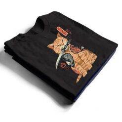 Yakuza Cat Japanese Samurai Sword Katana Japan Tiger Tattoo T Shirt - Dream Art Europa