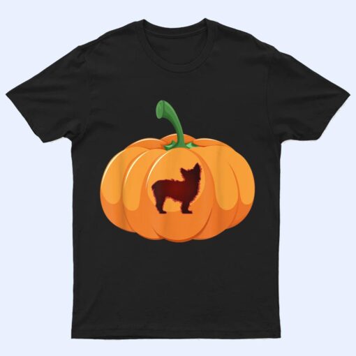 Yorkie Halloween Dog Pumpkin T Shirt