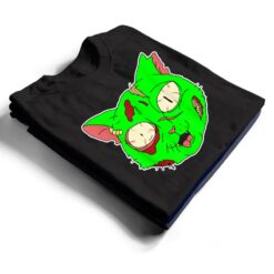 Zombie Cat Lazy Halloween Costume Scary Creepy Spooky Animal T Shirt - Dream Art Europa