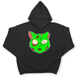 Zombie Cat Lazy Halloween Costume Scary Creepy Spooky Animal T Shirt - Dream Art Europa