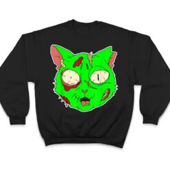 Zombie Cat Lazy Halloween Costume Scary Creepy Spooky Animal T Shirt - Dream Art Europa