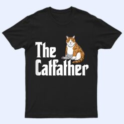 funny catfather shirt Funny Meow Cat for Dad Lover T Shirt