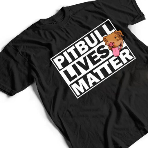 pitbull lives matter, rescue dog is love, pet lover tank top T Shirt