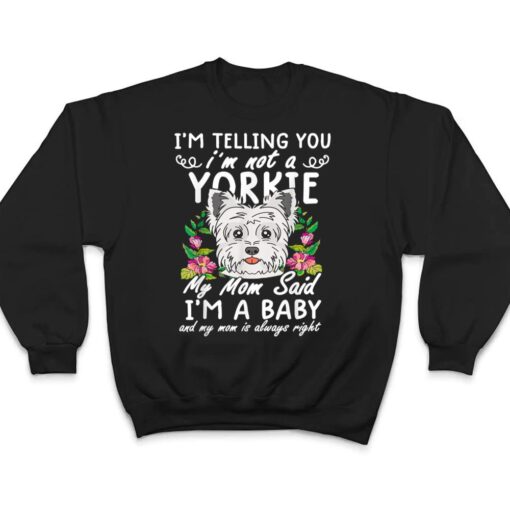 yorkie  for women funny yorkie mom  yorkie dog T Shirt